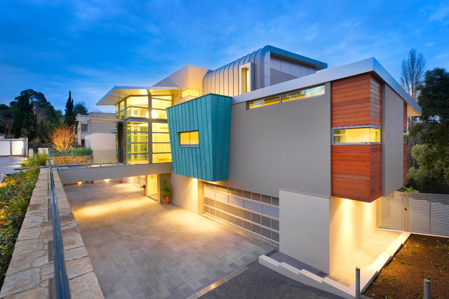 Wheelers Hill contemporain-facade