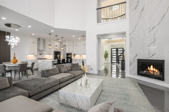Entire house remodel retro-dagligstue