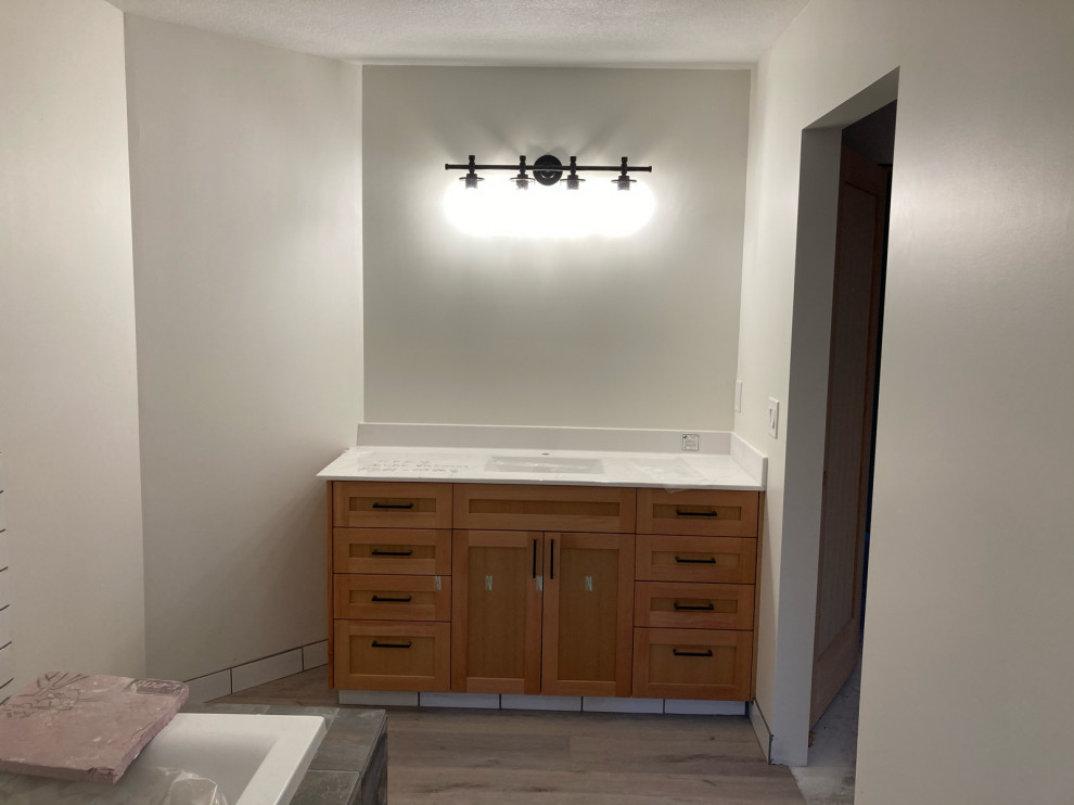 tile above vanity?