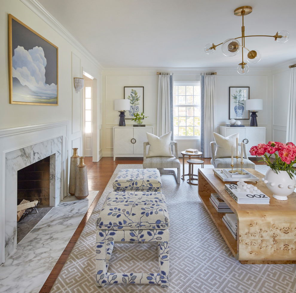 Pine Lane House, Rye NY - Transitional - Living Room - New York - by ...