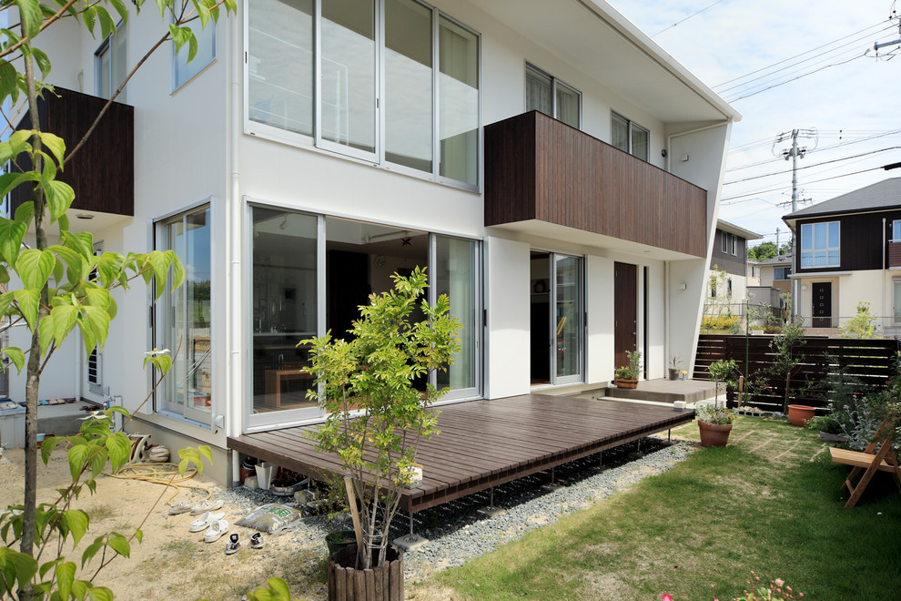 This is an example of a modern home design in Nagoya.