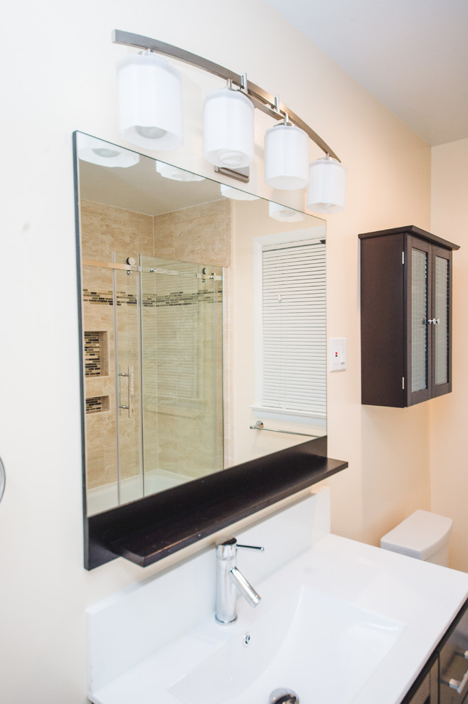 Two Small Bathroom Remodel Ellicott City, MD Bathroom Baltimore