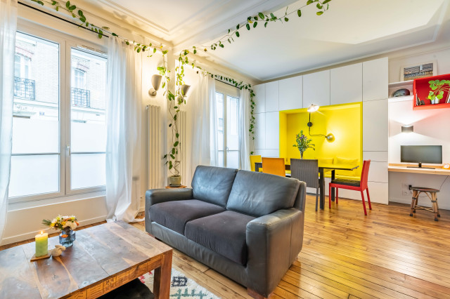 R&eacute;novation compl&egrave;te - Duran contemporary-vardagsrum