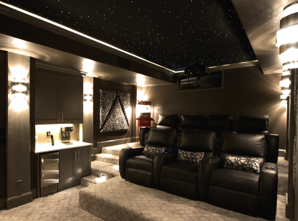Home Theater - Transitional - Home Theater - Atlanta - by Boyce Design ...