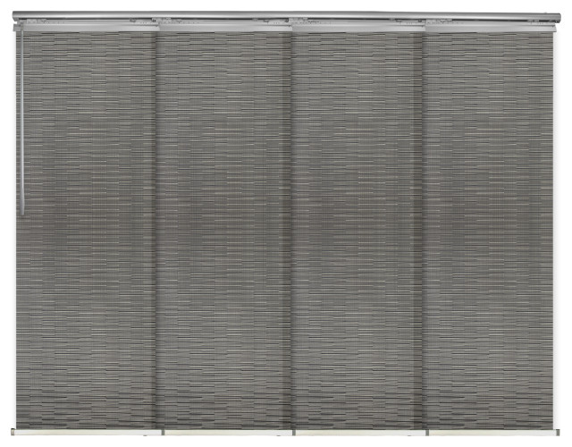 Kato 4-Panel Track Extendable Vertical Blinds 48-88"W