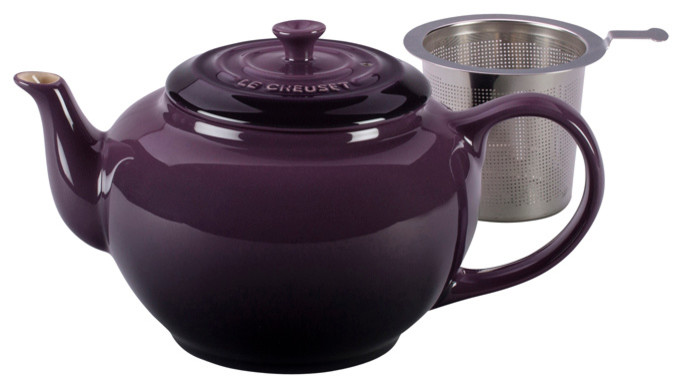 Le Creuset Teapot With Steel Infuser, Cassis Purple