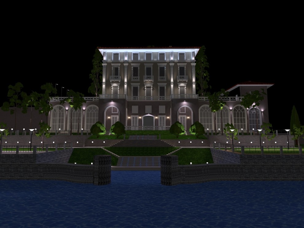 Дизайн проект освещения Villa Laglio