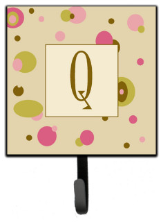 Small Multicolor Carolines Treasures CJ1004-YSH4 Letter Y Initial Monogram-Tan Dots Leash Holder or Key Hook Small Multicolor Carolines Treasures CJ1004-YSH4 Letter Y Initial Monogram-Tan Dots Leash Holder or Key Hook