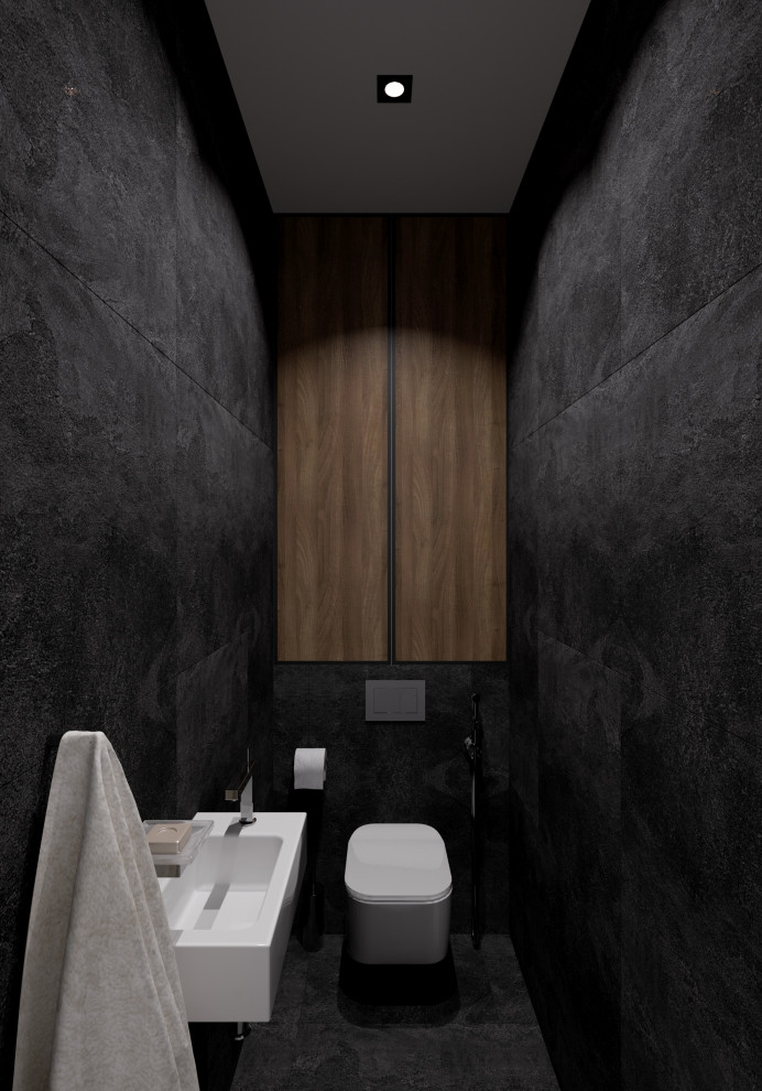 Дизайн проект квартиры в силе брутализм