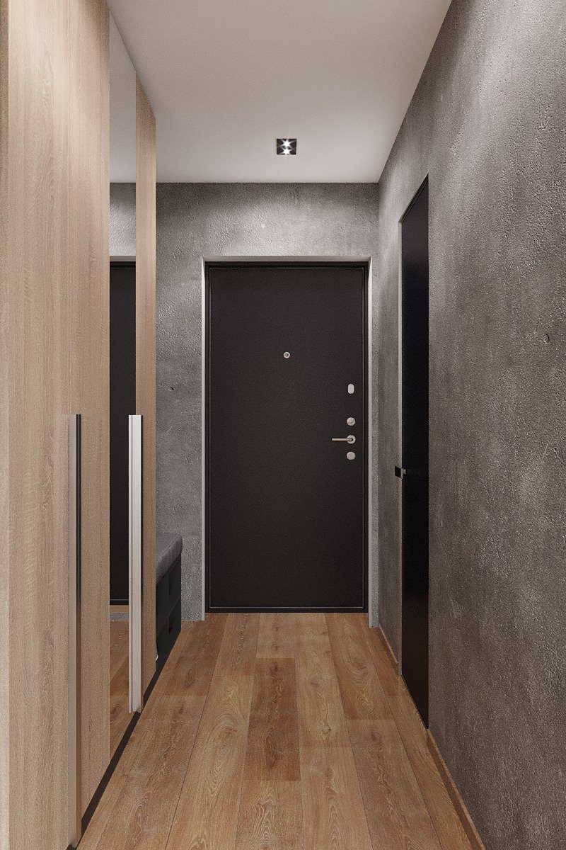 Студия лофт для молодого человека 55 кв.м.