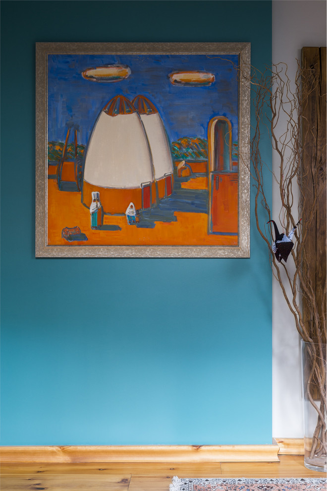 Мансарда с элементами стиля бохо-шик