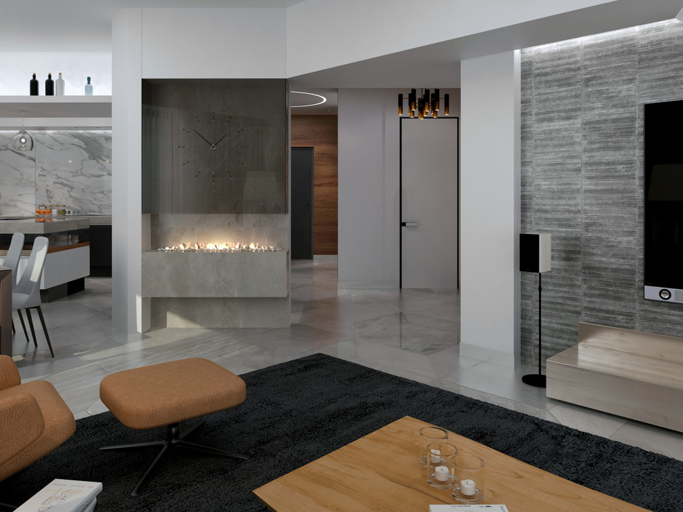 Дизайн-проект трехкомнатной квартиры в современном стиле г.Иркутск