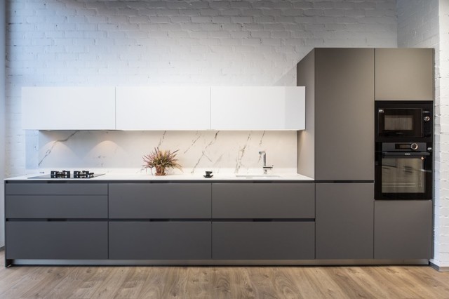 Cocina moderna gris - Contemporáneo - Cocina - Otras zonas - de AYTOSA