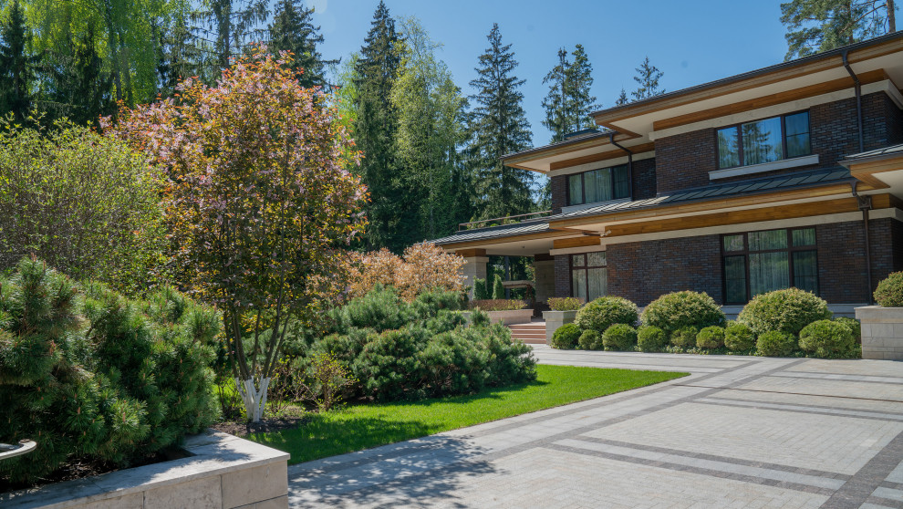 Вилла в стиле Райта. КП "Вымпел" Новорижское шоссе 2016 г.