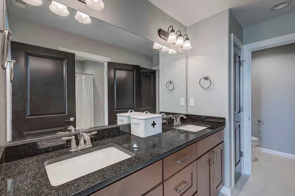 Inspiration for a transitional bathroom remodel in Seattle