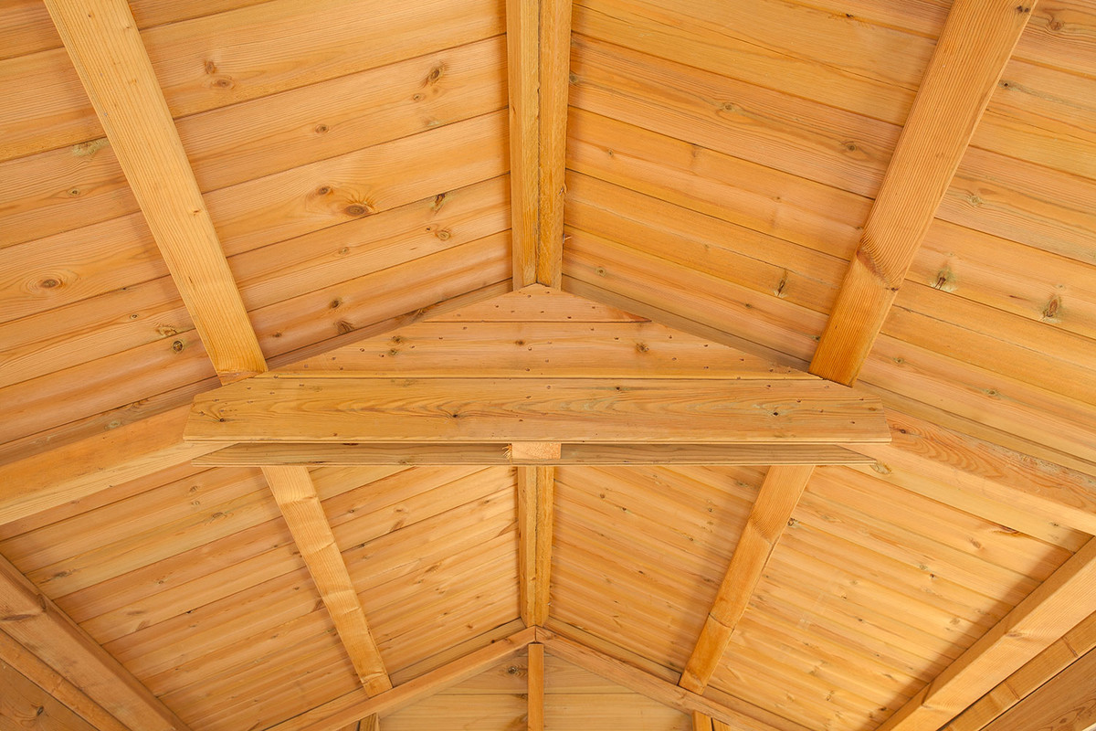 Apex Shed Tongue And Groove Roof With Truss Rustic Shed