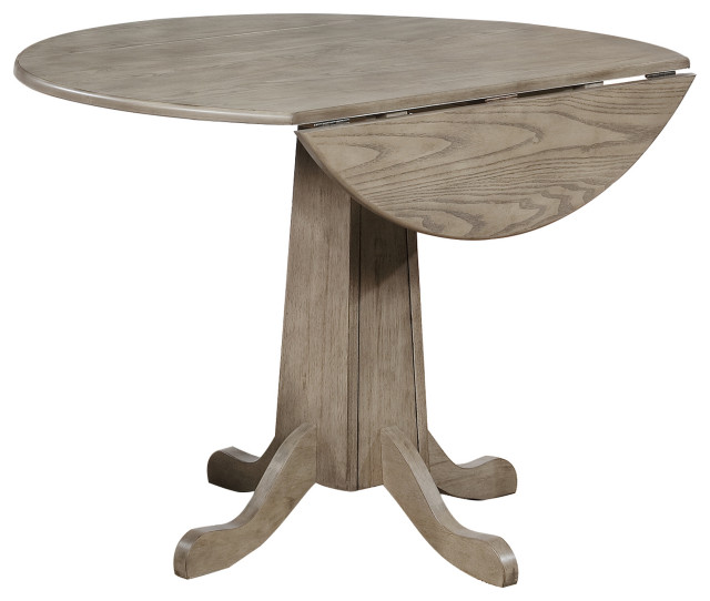 Sunset Trading French Twist 40" Round Drop Leaf Dining Table GL-3159