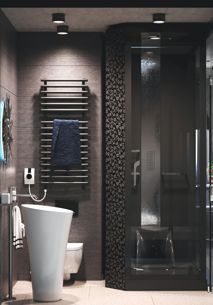 Models in party dresses - дизайн квартиры в стиле лофт и ар-деко, 54 кв.м.