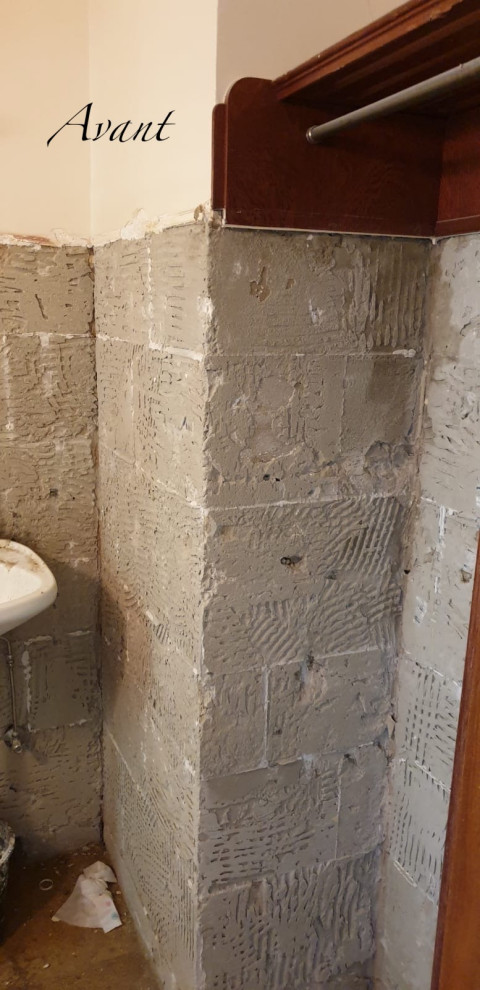 Rénovation des toilettes dans un esprit moderne
