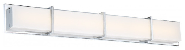 WAC Lighting WS-99840 Ratio 1 Light 40"W Integrated LED Bath Bar - Chrome