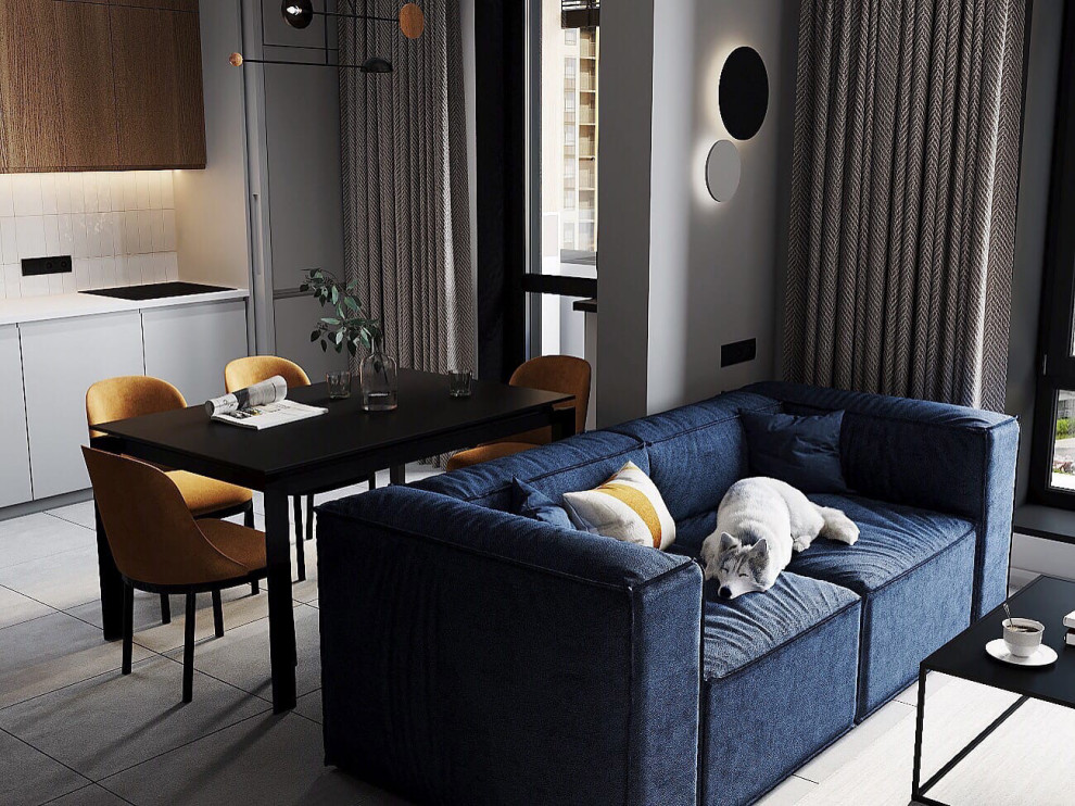 Дизайн проект 3-х комнатной квартиры в ЖК Пригород Лесное