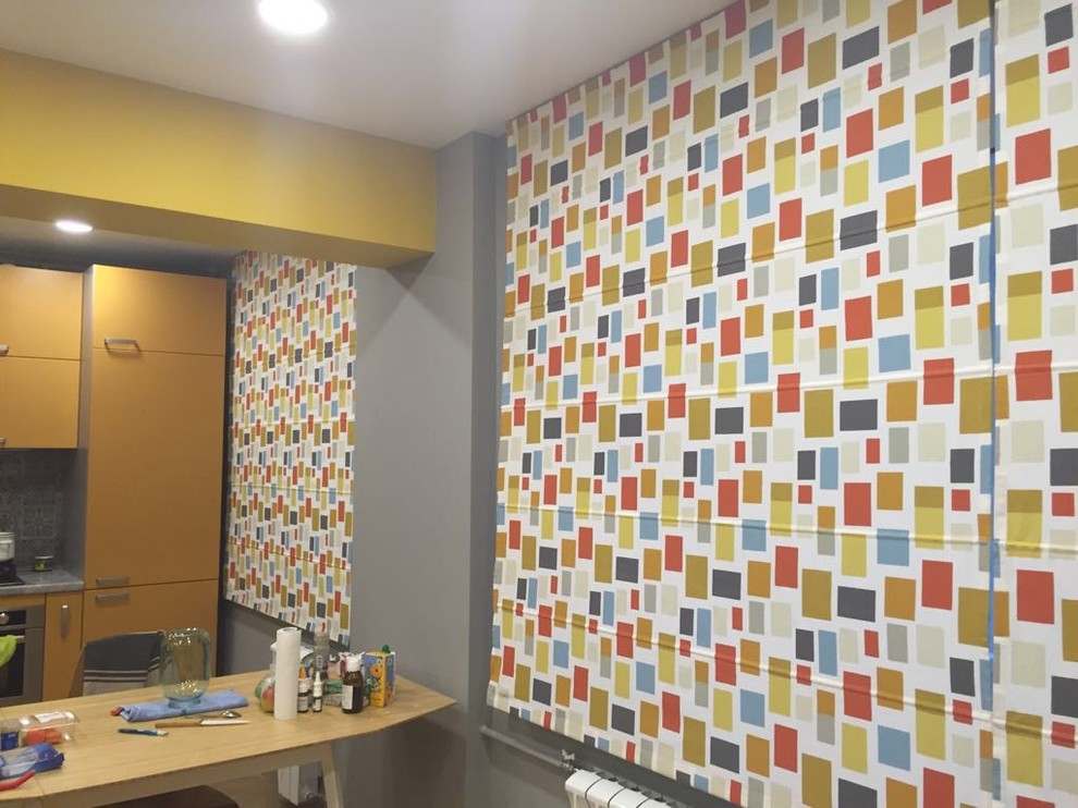 Римские шторы в интерьере