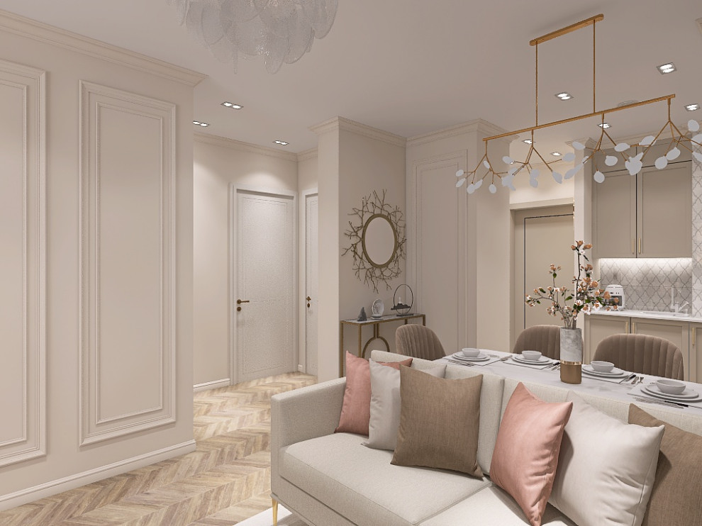 Дизайн-проект 2х комнатной квартиры