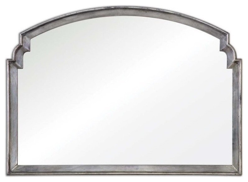 Beaumont Lane Silver Mirror Wall Mirrors by Homesquare Houzz