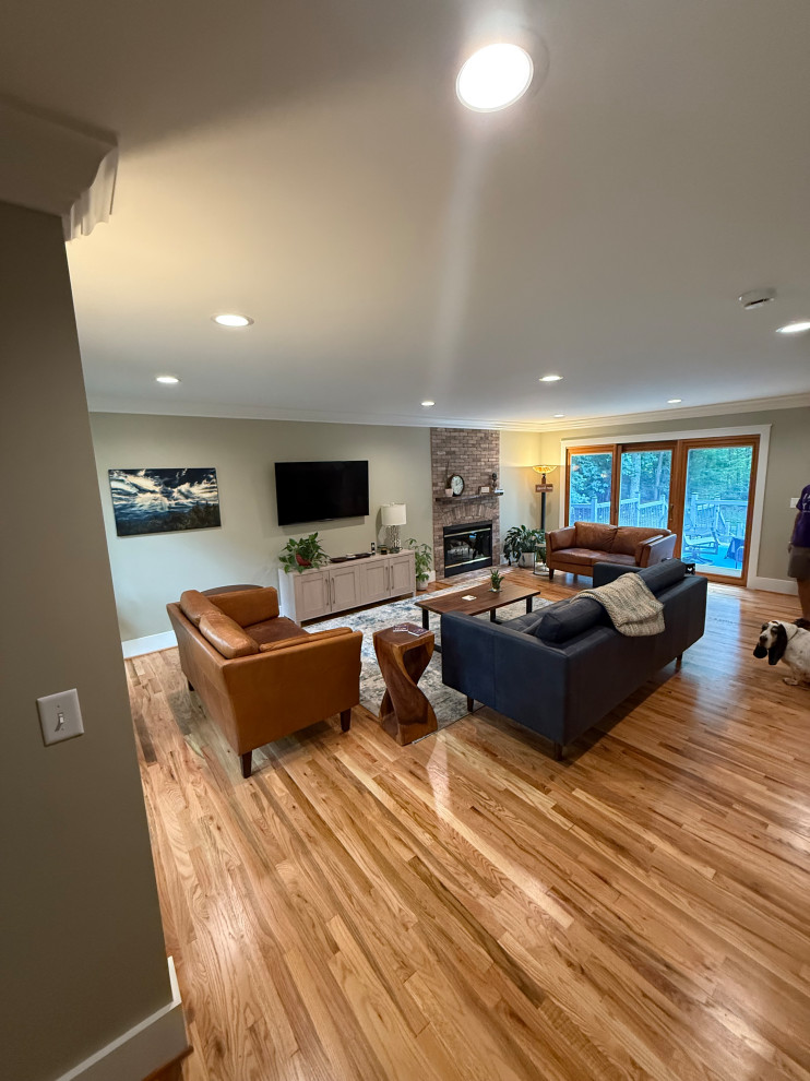 Weston Heights living expansion renovation