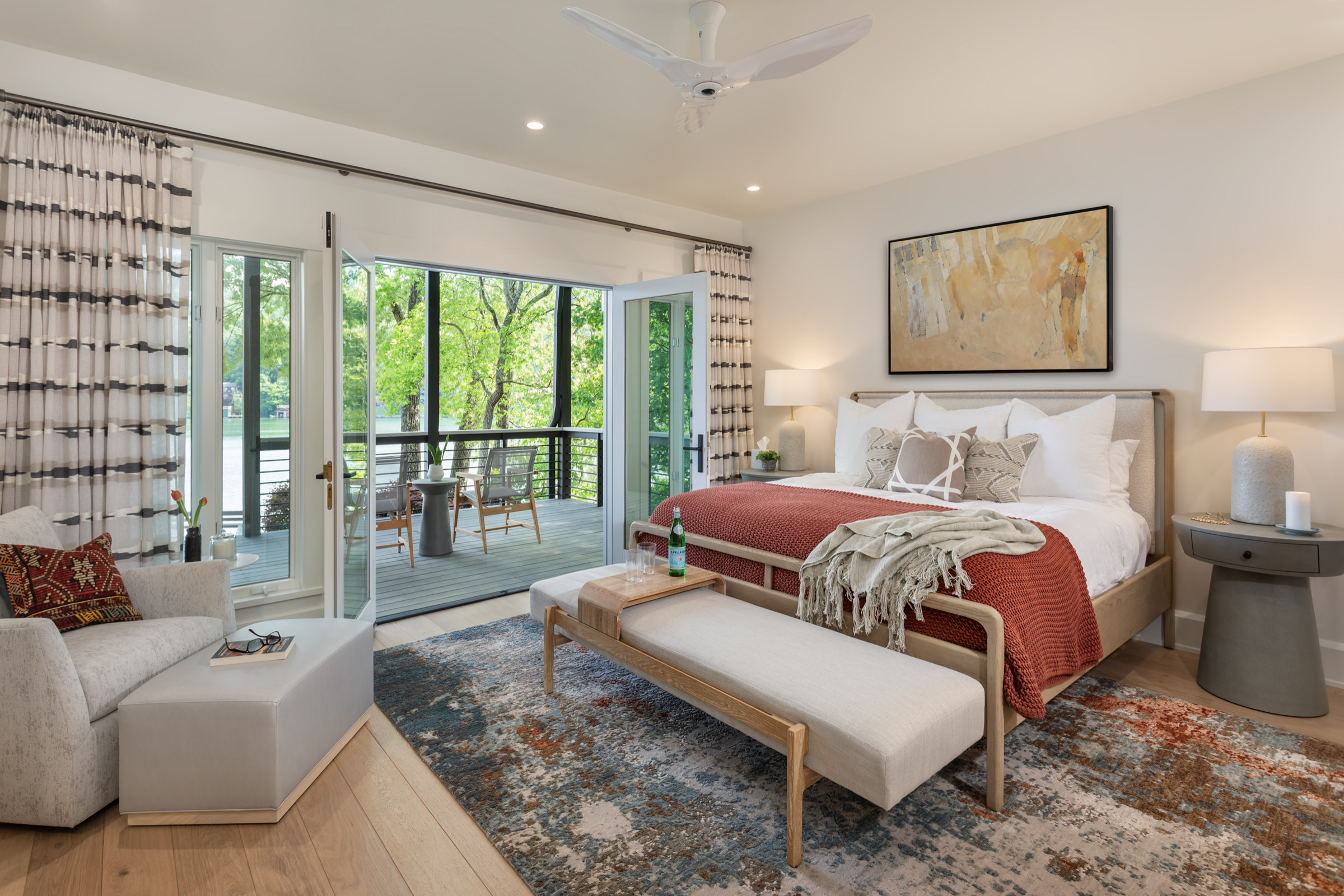 Master Bedroom With Adjoining Sitting Room