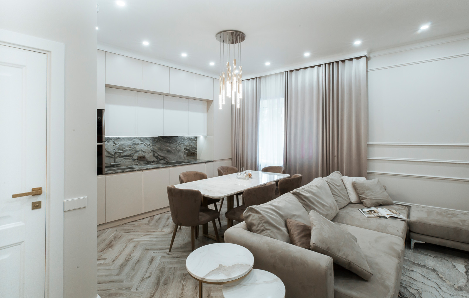 Фото реализации проекта "из двушки трешка"