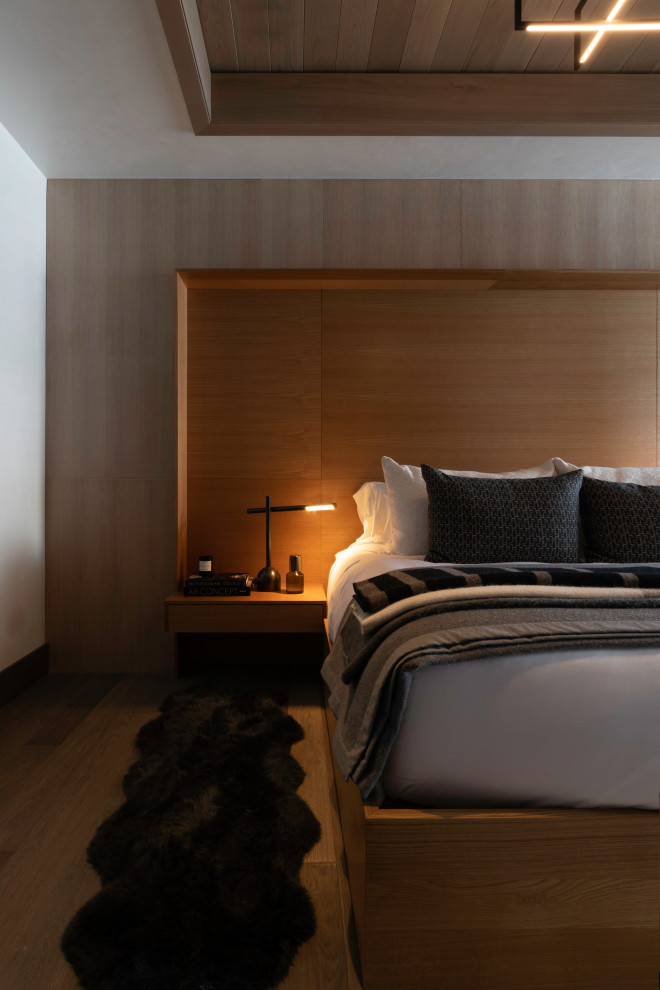 Photo of a contemporary bedroom in Salt Lake City.