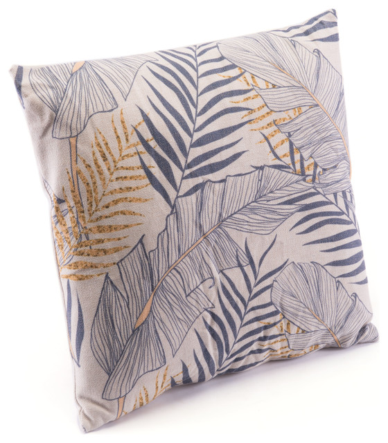 Zuo Decor Foam Accent Pillow Multicolor 18 X18 Tropical