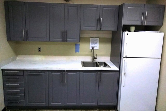 Single Wall Kitchen 10 With Ikea Laminate Countertop Bodbyn Grey