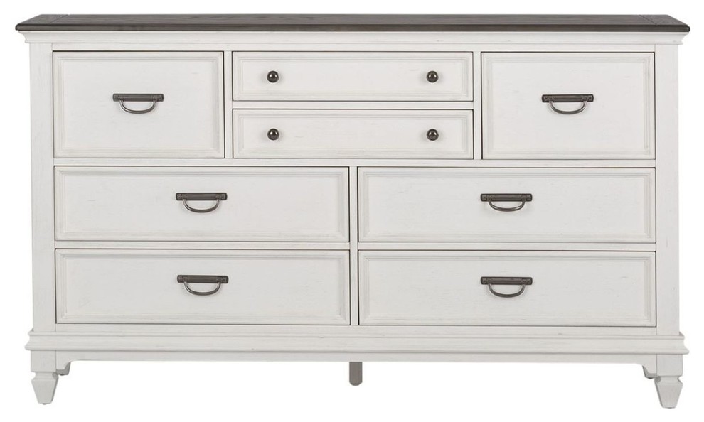 Liberty Allyson Park 8 Drawer Dresser White Traditional