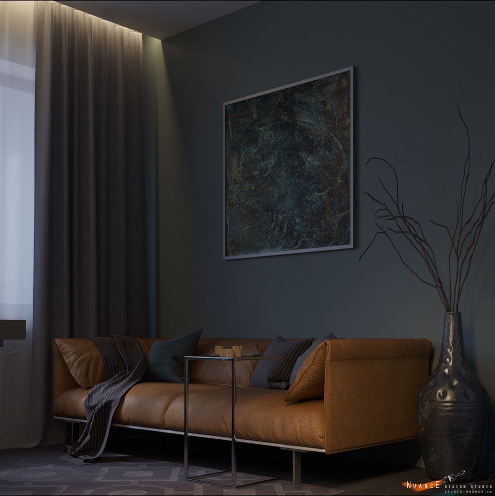 Строгий кабинет в загородном доме