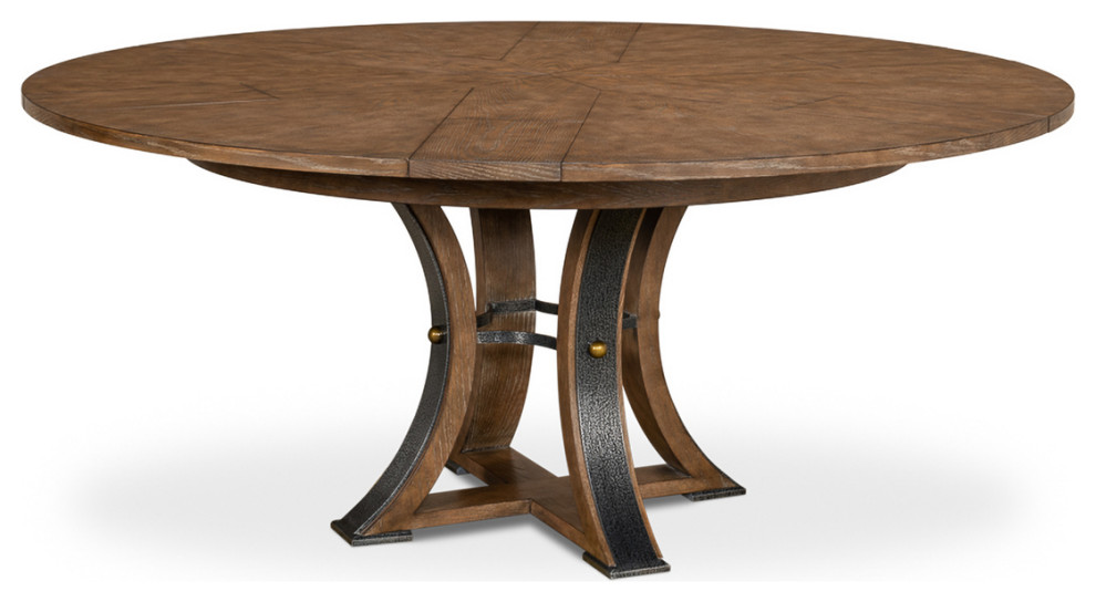 Modern Industrial Jupe Dining Table 70 Light Mink Industrial Dining