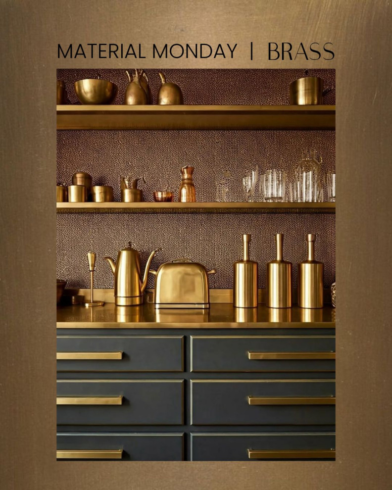 Brass for luxury interior home design