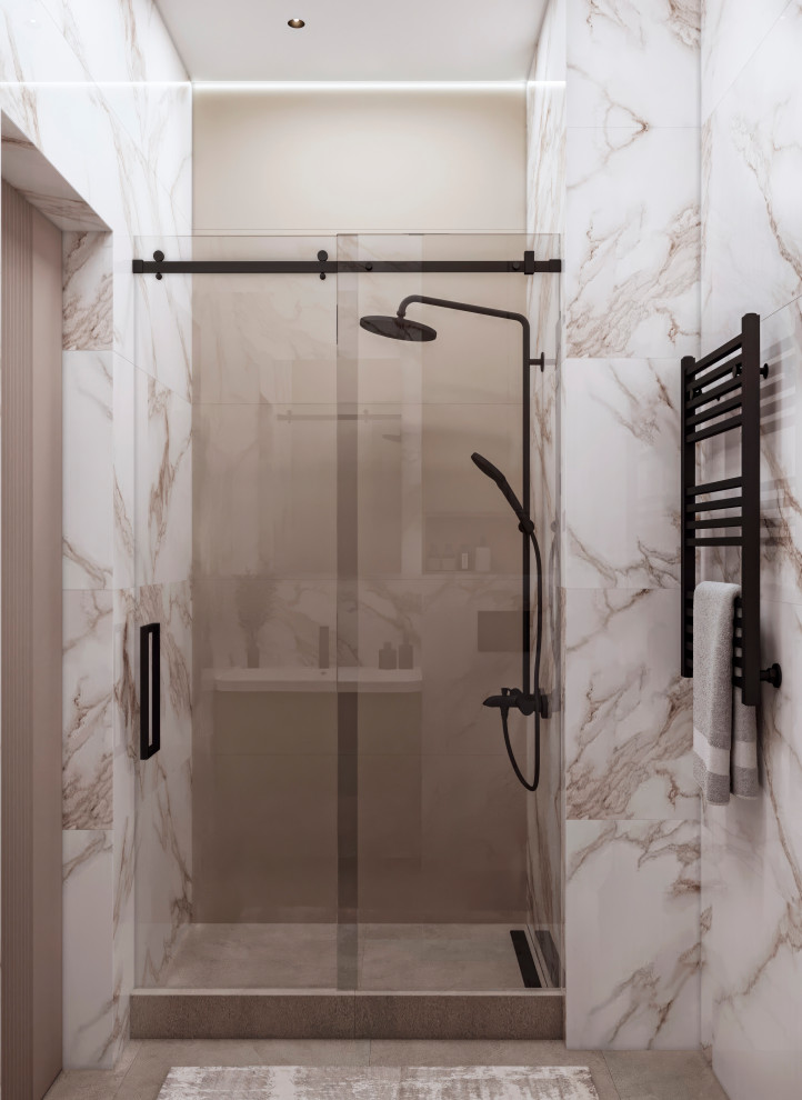 ЖК Level Нагатинская. Душевая комната