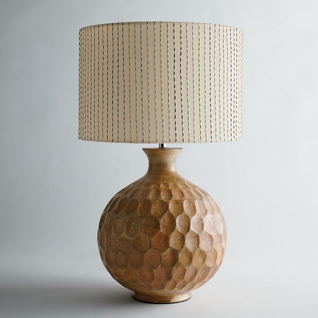 Mango Wood Lamp Base, Natural - Traditional - Lamp Bases - by The ...