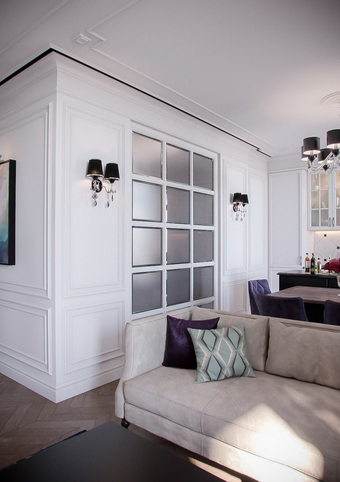 3х уровневая квартира в стиле современная классика