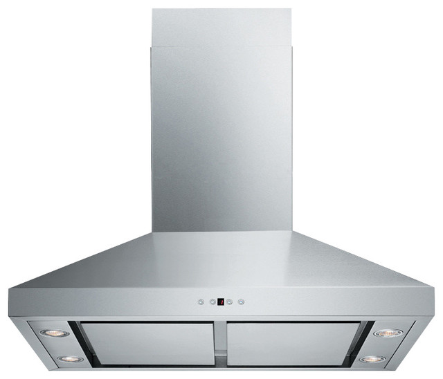 Spagna Vetro 36, SV198F-SP36 Wall-Mounted Stainless Steel Range Hood