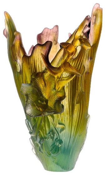 Daum Cattleya Vase