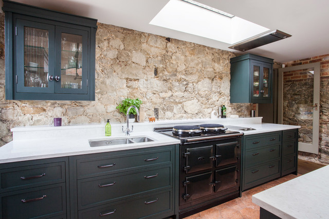 A beautiful Kent oast house renovation: kitchen country-kitchen