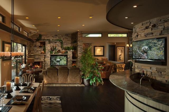Open Floor Plan contemporary-dining-room