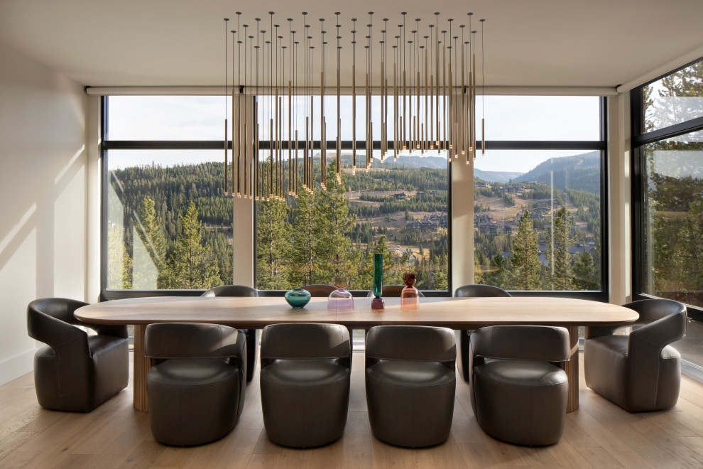Dining room - rustic dining room idea