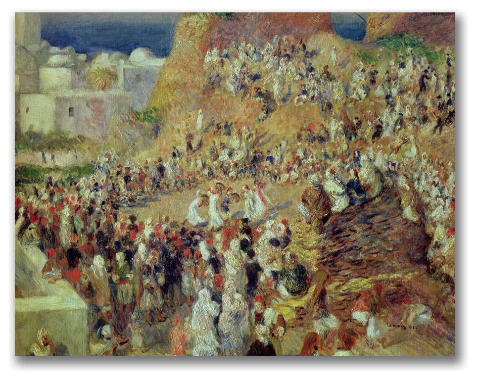 The Mosque Canvas Art By Pierre Renoir Traditional Prints And Posters By Trademark Global