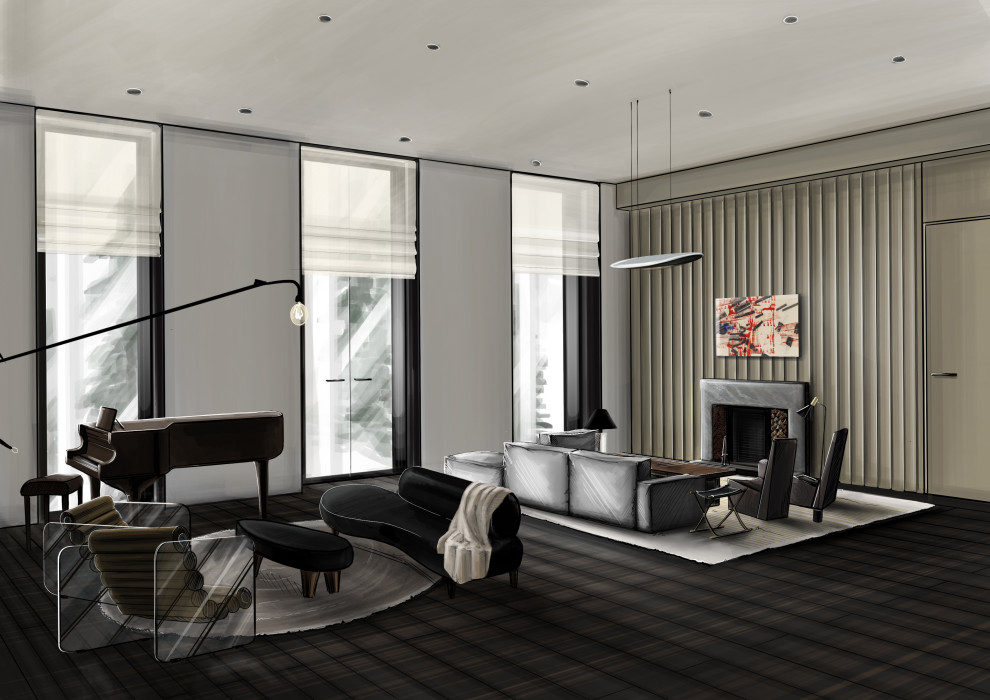 Проект "Блики Амстела" (Дачный дом во Внуково, 300 кв. м)