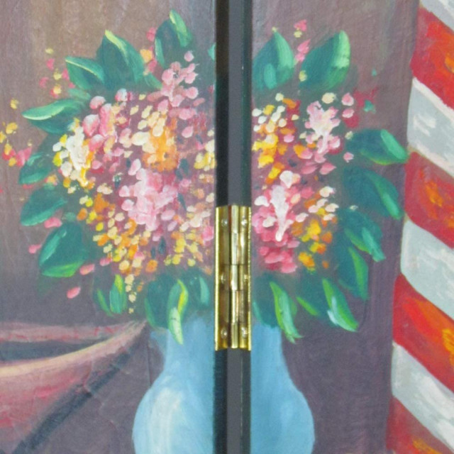 Blue Metal Fish Decorative Room Divider Review photo