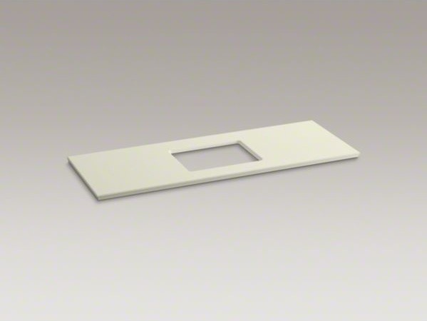 KOHLER Solid/Expressions(TM) 61" vanity top with single Verticyl(R) rectangular